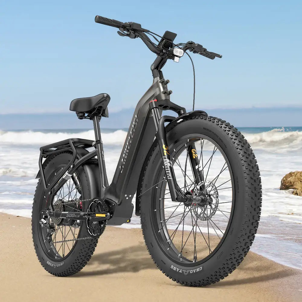 Lankeleisi MG600 Plus Version 2025 Vélo Tout Terrain SUV 26" Fat Bike 960Wh avec Capteur Commutable Batterie 48V 20Ah