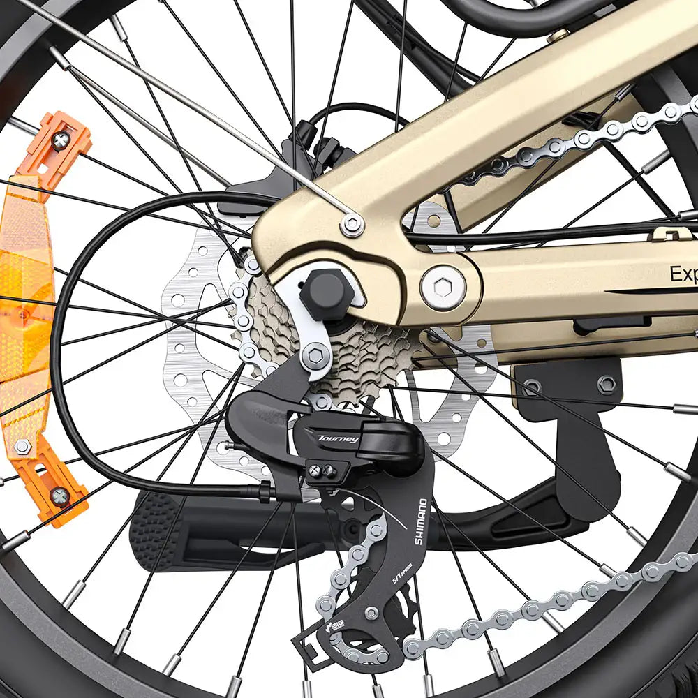 Engwe L20 3.0 PRO Moteur central 250W Vélo électrique pliable 20" 720Wh Vélo électrique à cadre ouvert Support d'applications