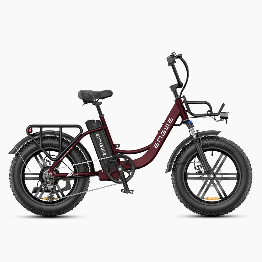 Engwe L20 BOOST 250W 20" Fat Bike 624Wh Vélo électrique à cadre bas avec Capteur de Couple Batterie 48V 13Ah