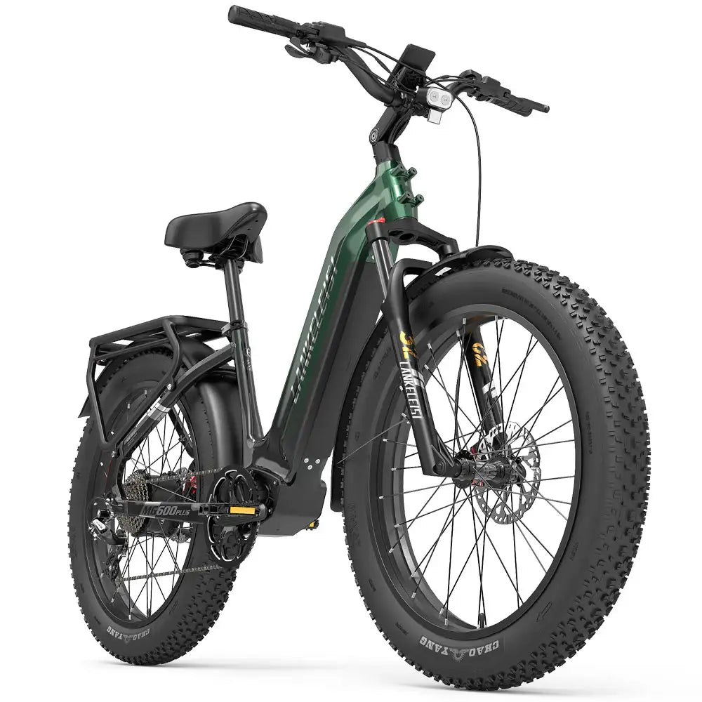 Lankeleisi MG600 Plus Version 2025 Vélo Tout Terrain SUV 26" Fat Bike 960Wh avec Capteur Commutable Batterie 48V 20Ah