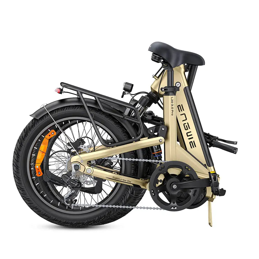 Engwe L20 3.0 PRO Moteur central 250W Vélo électrique pliable 20" 720Wh Vélo électrique à cadre ouvert Support d'applications