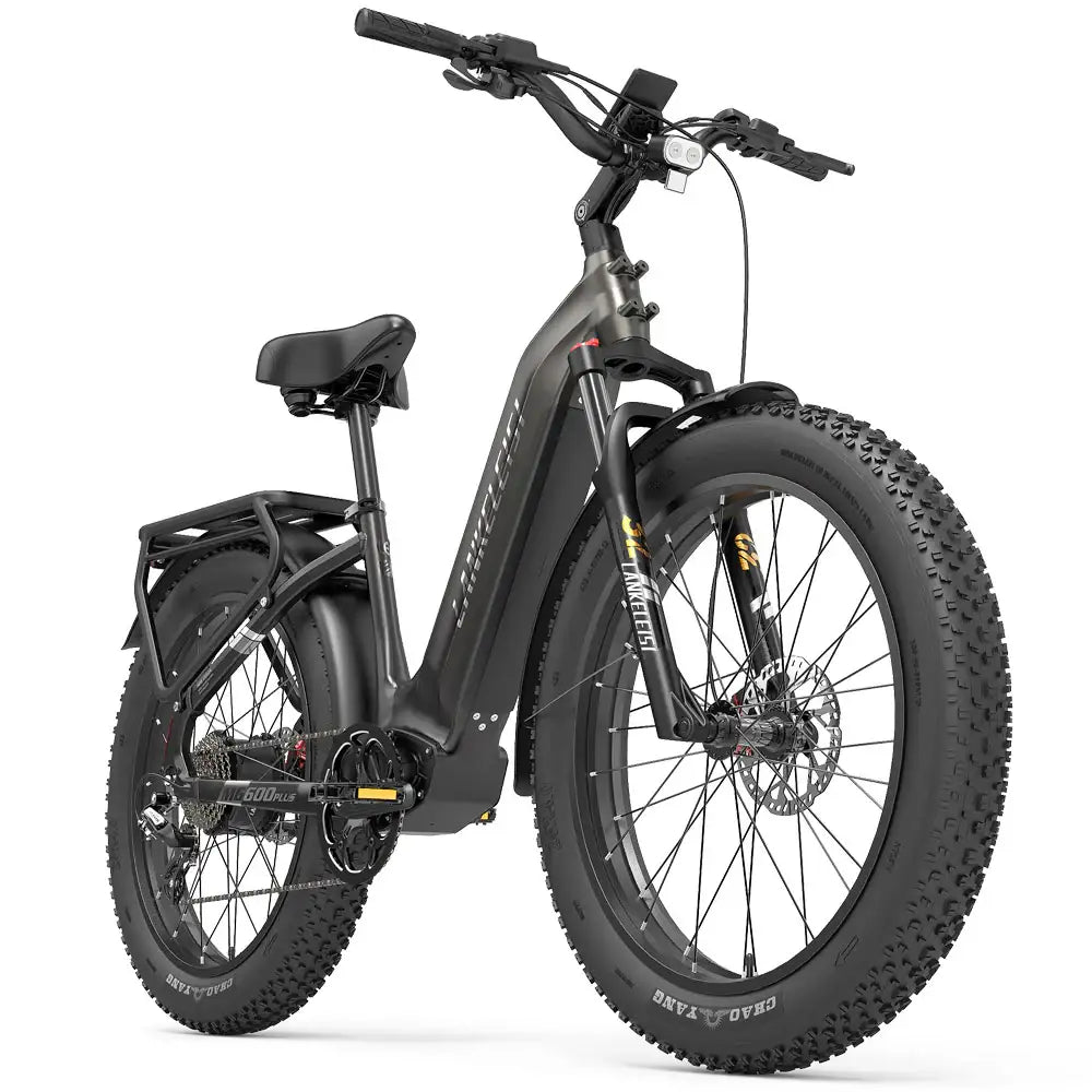 Lankeleisi MG600 Plus Version 2025 Vélo Tout Terrain SUV 26" Fat Bike 960Wh avec Capteur Commutable Batterie 48V 20Ah