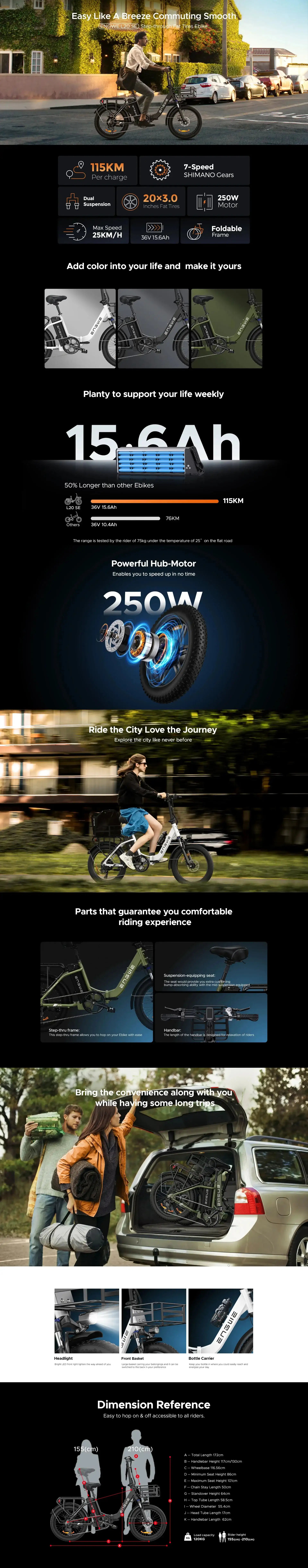 Engwe L20 SE * 2 E-Bikes Bundle - Buybestgear