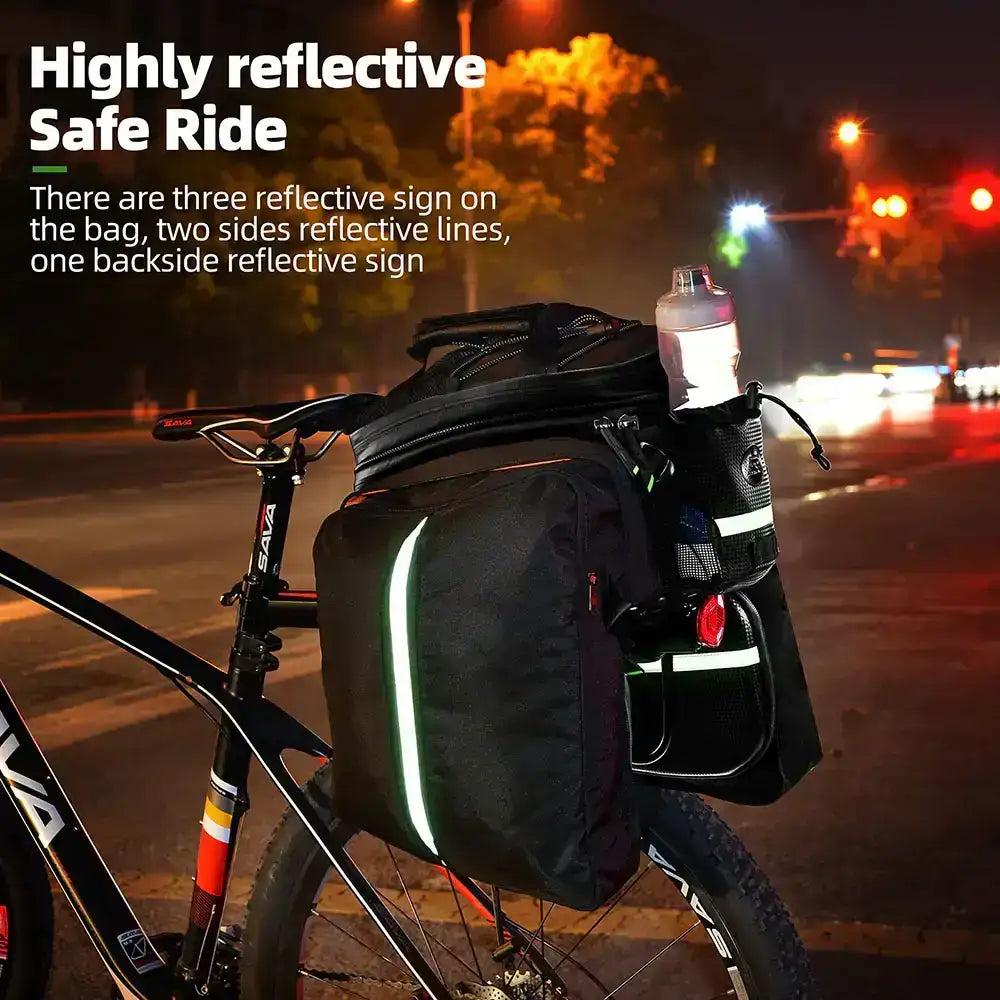 Vakole Waterproof Bike Rack Bag With Large Capacity(17-35L) - Buybestgear